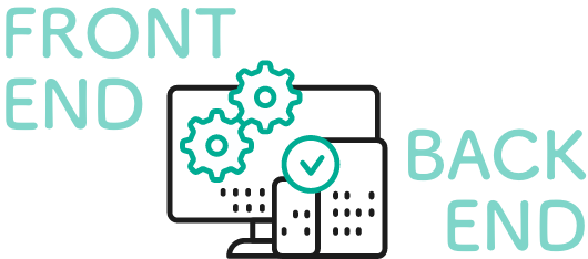 フロントエンドからバックエンドま